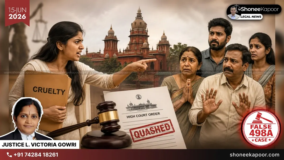 Mere Vague Allegations Of Cruelty And Claims That Relatives “Supported” The Husband Are Not Enough: Madras High Court Quashes 498A Case Against In-Laws