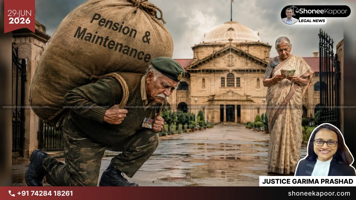Retired Army Man’s Pension Becomes ATM? Allahabad High Court Raises Maintenance Despite Limited Earnings