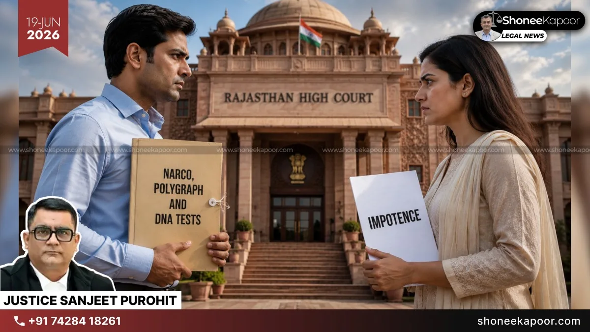 Impotency Allegation Against Husband Must Be Proved By Wife, But She Cannot Be Forced Into Narco, Polygraph And DNA Tests: Rajasthan High Court