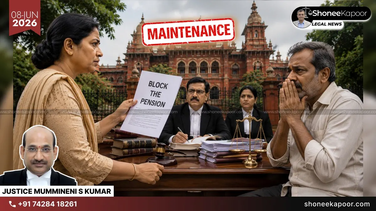 Wife Cannot Block Husband’s Pension To Recover Unpaid Maintenance: Madras High Court Holds Pension Authorities Cannot Be Drawn Into Private Matrimonial Disputes