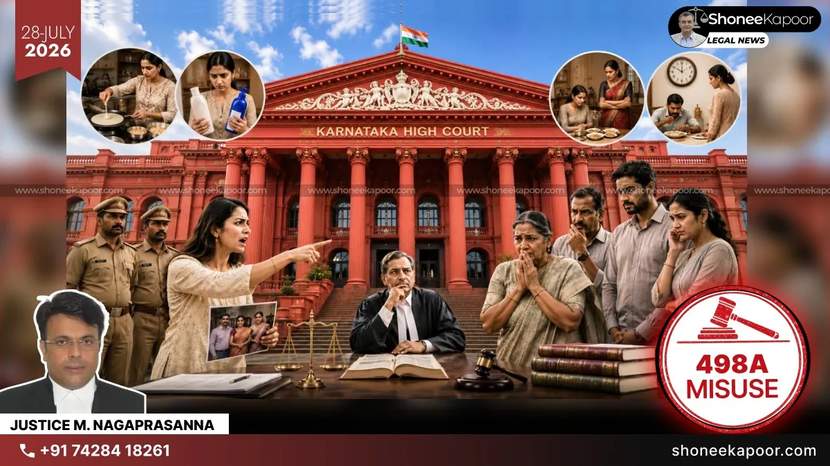498A Misuse|“Is It Cruelty If A Mother-in-Law Asks A Woman To Make Dosa Or Change Her Shampoo?” Karnataka High Court Asks