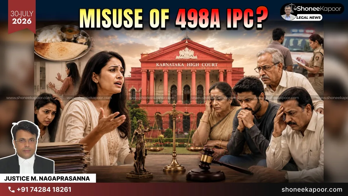 Wife’s FIR Against Husband Alleging Denial Of Nutritious Food And Resulting Hair Loss Is Cruelty U/S 498A Or Misuse? Karnataka High Court Questions