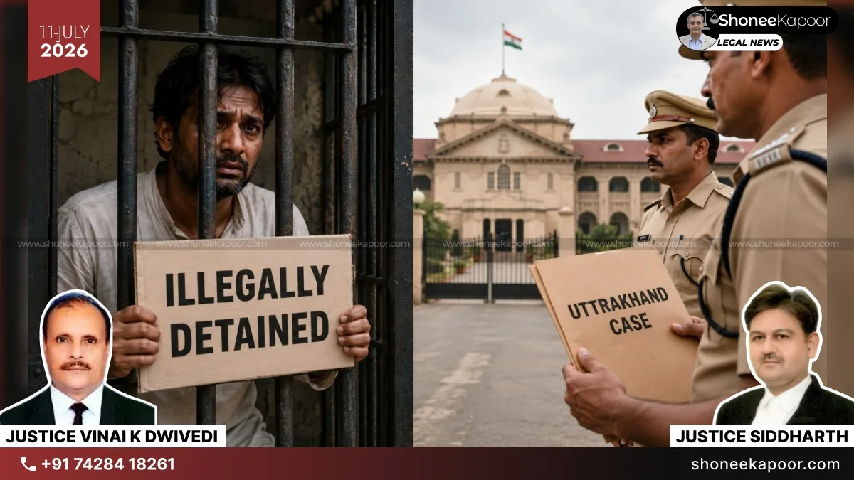 Matrimonial Case Of Uttarakhand, But Husband Kept In UP Jail Without Valid Remand: Allahabad High Court Frees Caged Man, Calls Detention Illegal