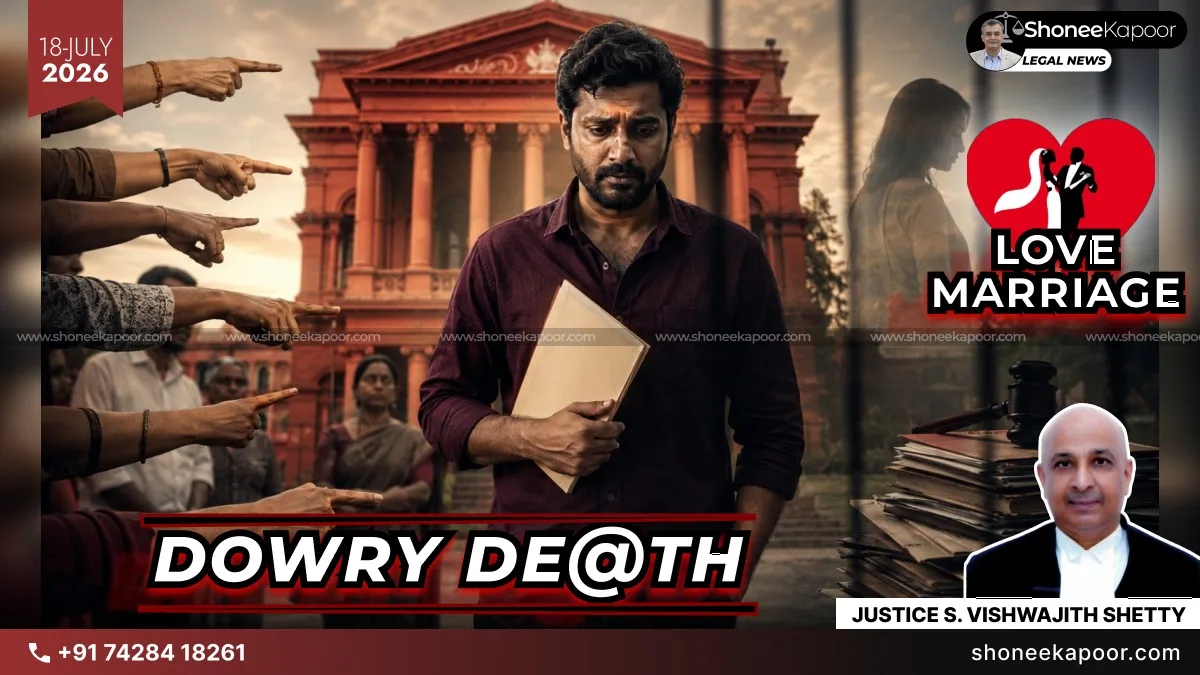 Husband Gets Bail In Dowry Death Case: Karnataka High Court Says Dowry Demand Allegation Is “Difficult To Believe” In Love Marriage