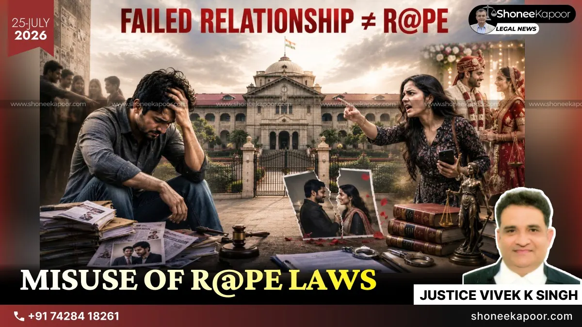 False Rape Case | “She Lodged An FIR To Take Revenge; Breakups Cannot Be Turned Into Criminal Cases Against Men”: Allahabad High Court Quashes Case