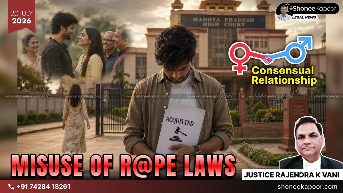 False Rape Case | Mere Refusal To Marry After A Consensual Relationship Is Not A Crime: Madhya Pradesh High Court Acquits Man