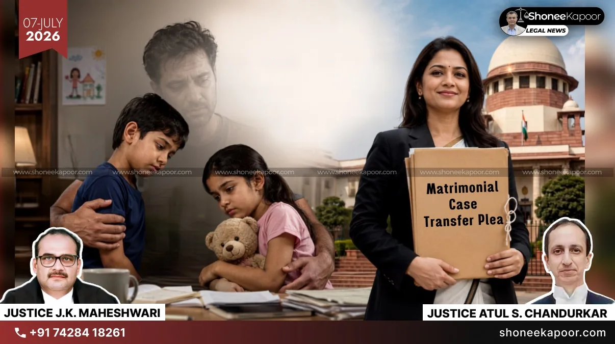 Husband Raising 2 Minor Children Alone, Cannot Be Dragged For Wife’s Convenience: Supreme Court Cancels Wife’s Transfer Plea