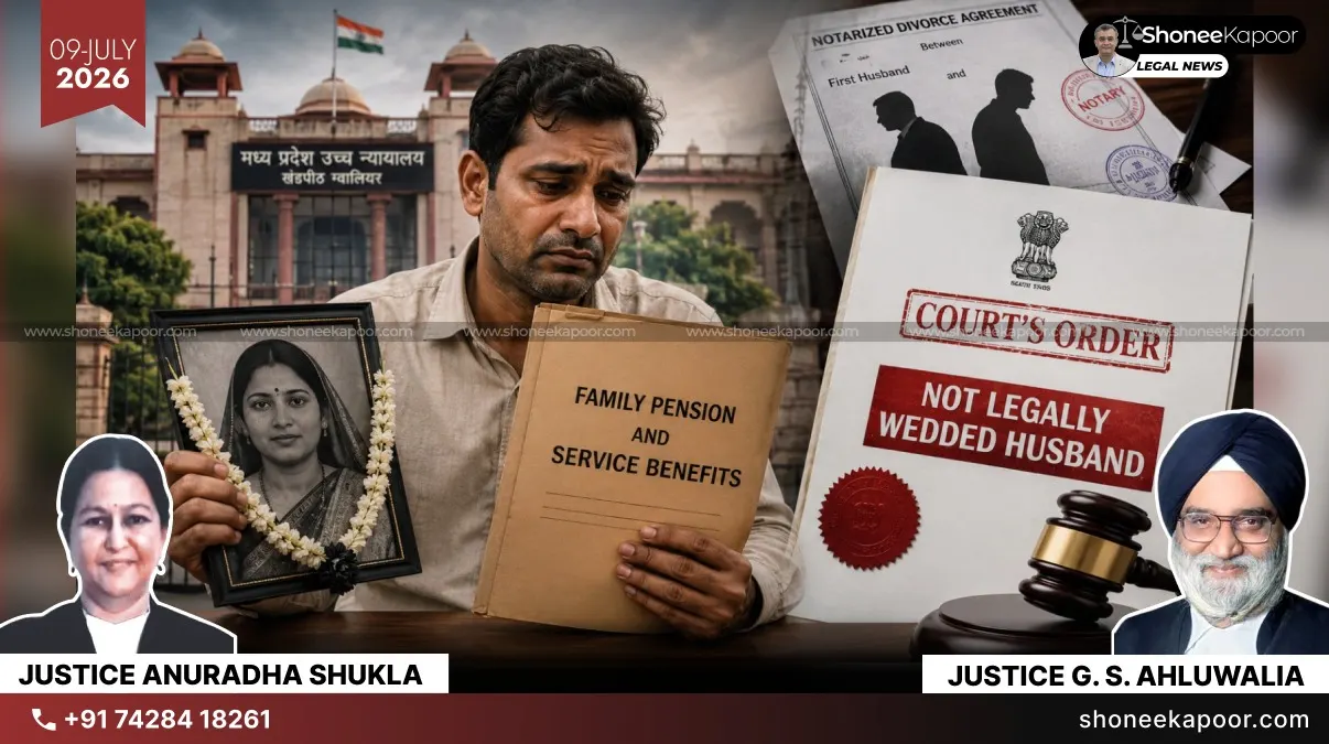 Notarized Divorce Paper Cannot Break A Valid Hindu Marriage: MP High Court Rejects Family Pension Claim By Alleged Second Husband