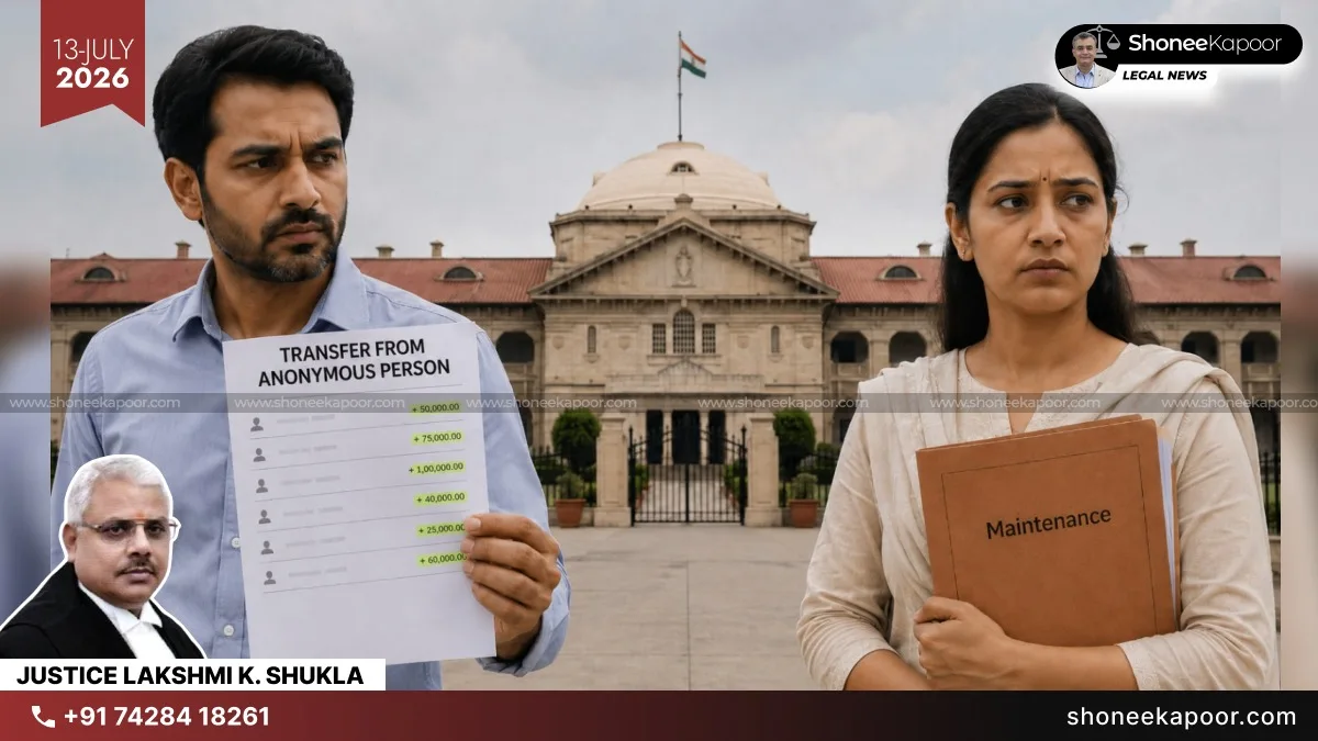 125 CrPC | Regular Money Transfers From 3rd Party Without Explanation, Disentitles Wife To Maintenance: Allahabad High Court