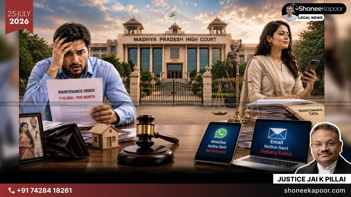 Husband Cannot Be Ordered To Pay Maintenance Without Proper Notice And Verifying WhatsApp/Email Service: MP High Court Sets Aside Ex-Parte Order