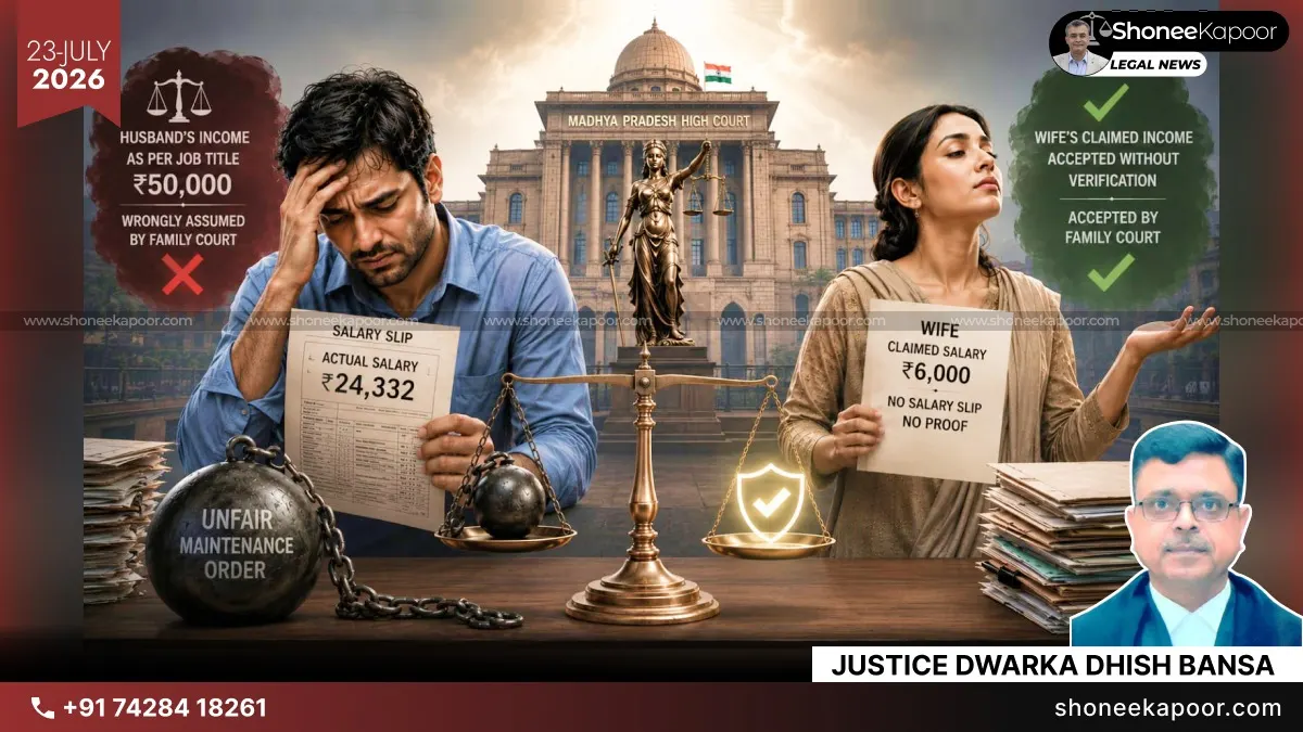 Family Court’s Acceptance Of A Spouse’s Income Without Pay Slips Is Illegal: MP High Court Sets Aside Maintenance Order