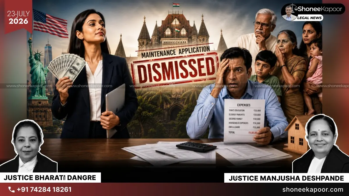 Wife Earns USD 8,700 Per Month, Substantially More Than Her Husband; High Cost of Living Abroad Is Not His Fault: Bombay High Court Rejects Maintenance Plea