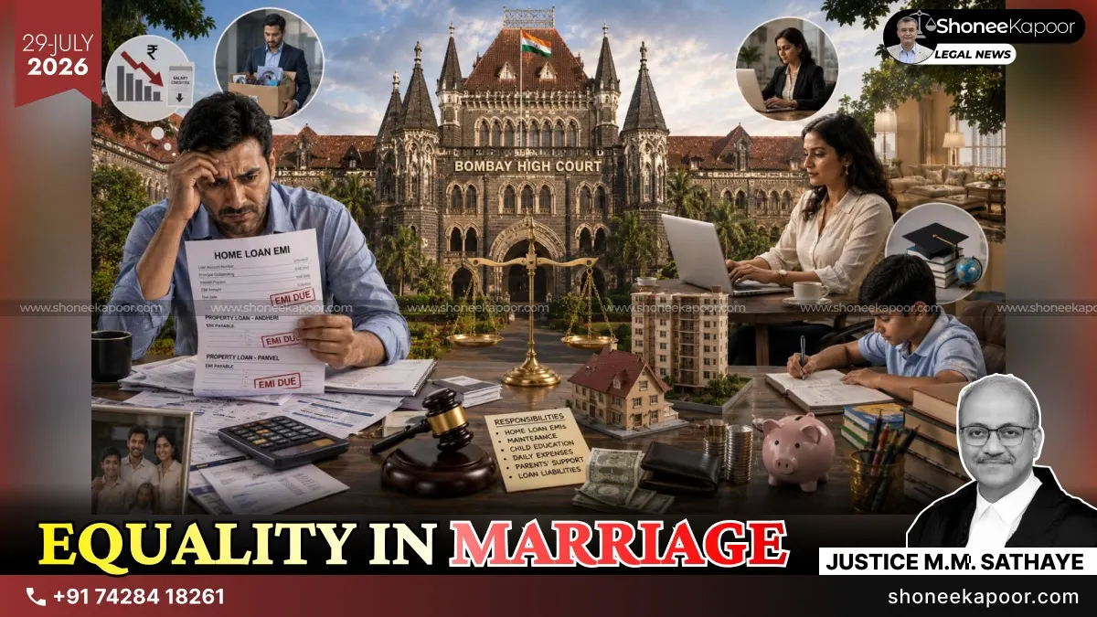 Working Wife, But Husband Paid EMIs Alone“Equality Requires Both Spouses To Contribute” Bombay High Court Cuts Maintenance By Half