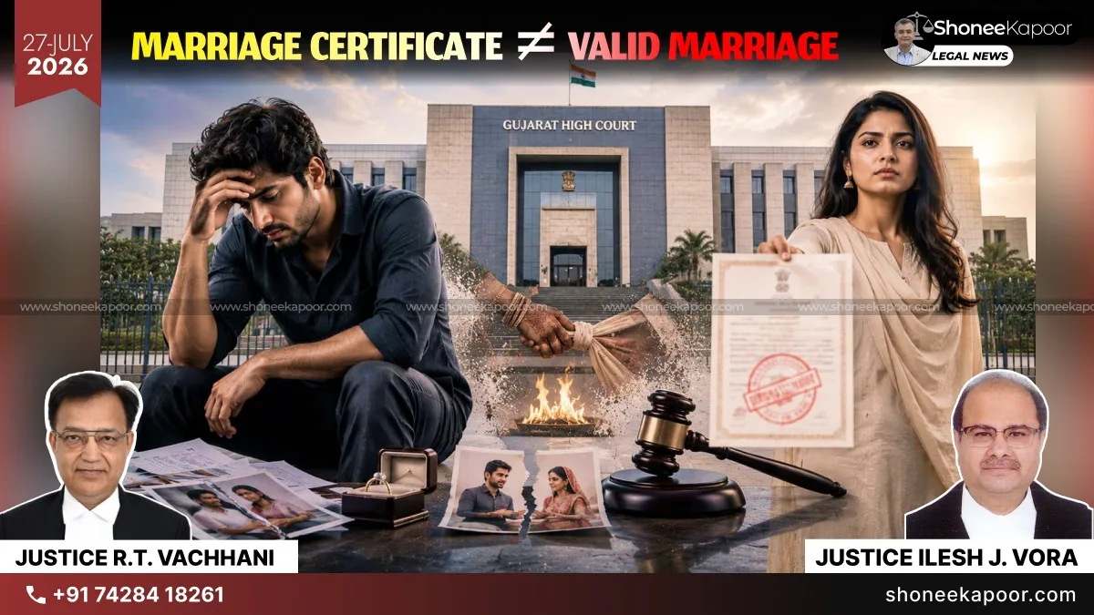 Can A Marriage Certificate Make A Man Your Husband? Gujarat High Court Says ‘Registration Alone Not Enough; No Ceremonies, No Valid Marriage’