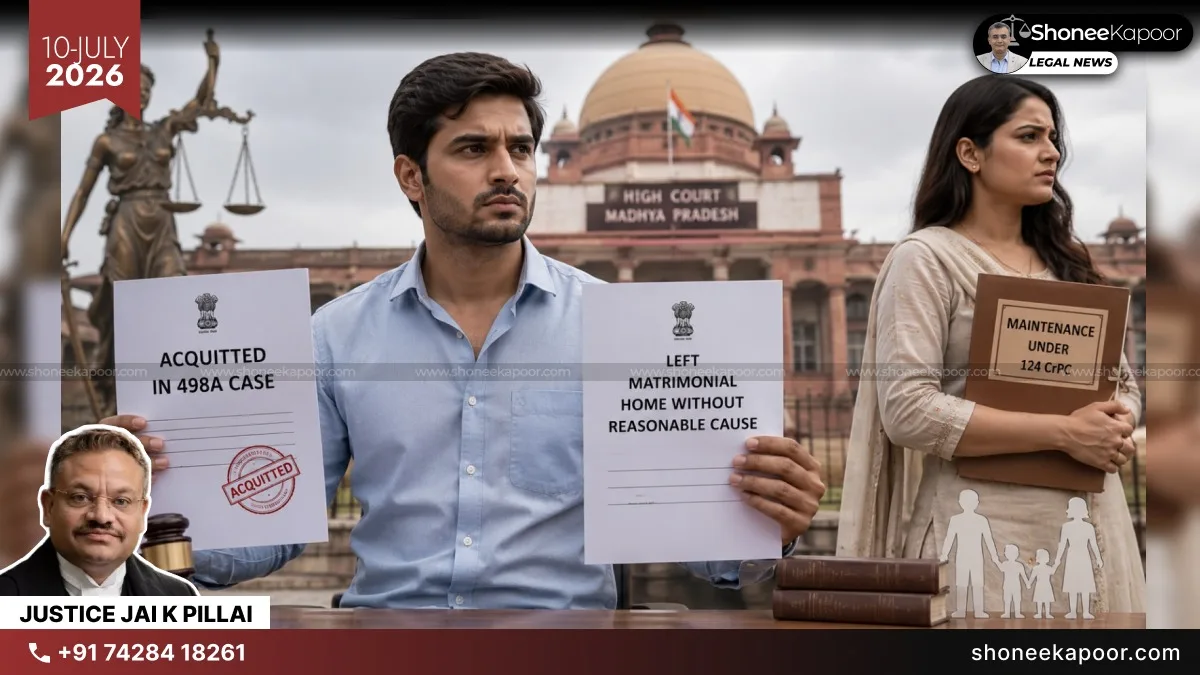 Husband’s Duty To Maintain Minor Children Continues Even If Wife Is Not Entitled U/S 125(4) CrPC: MP High Court Sets Aside Wife’s Maintenance, Enhances Children’s Support