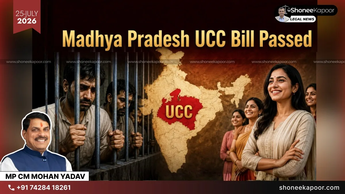 Madhya Pradesh UCC Bill Passed: Married Men in Live-In Relationships May Face 5 Years in Jail