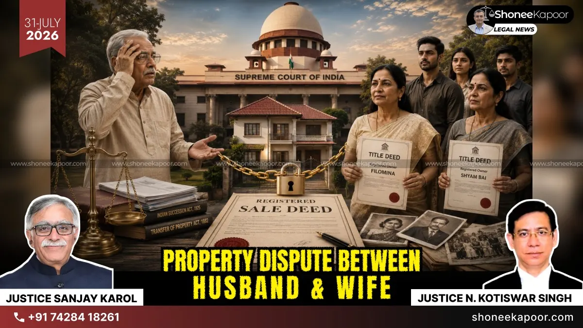 Property Purchased In Wife’s Name Remains Her Property Even If Husband Paid The Entire Price: Supreme Court