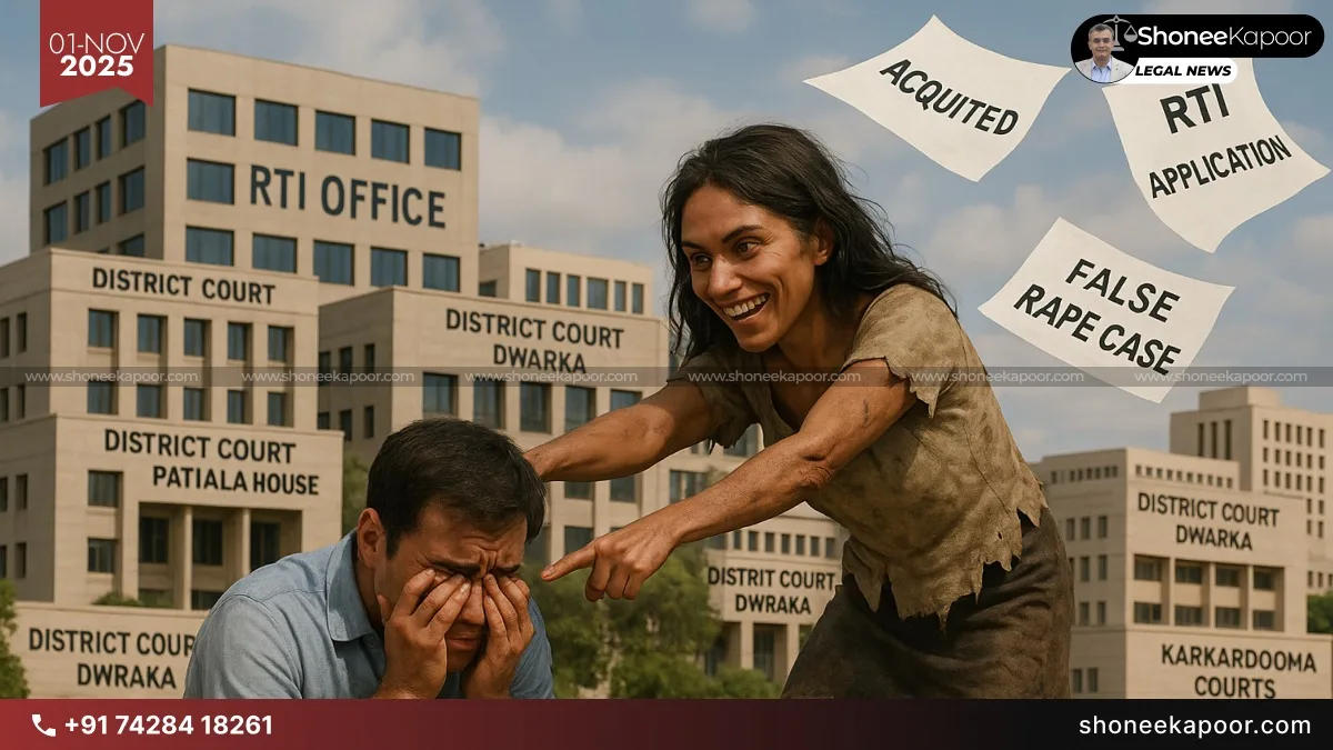 Truth on Trial : My RTI Reveals How False Rape Complaints Have Pushed Delhi’s Conviction Rate Down to 4.3%
