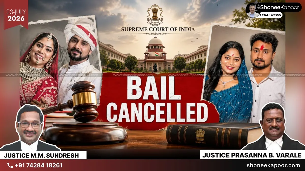 Honeymoon Murder Case | “The High Court And Trial Court Made A Huge Mistake By Granting Relief To Sonam Raghuvanshi”: Supreme Court Cancels Bail