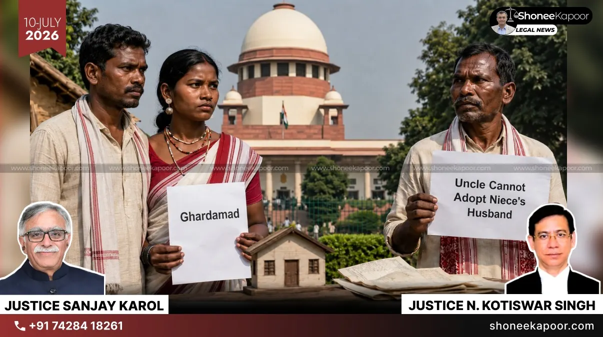 “Those Who Allege A Custom Must Prove It”: Supreme Court Says Uncle-In-Law Cannot Adopt Niece’s Husband As “Ghardamad” Under Oraon Tribal Custom