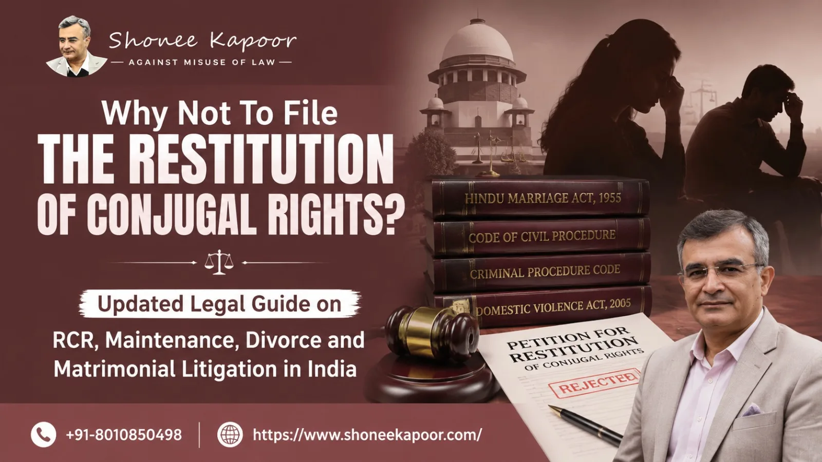 Why Not To File The Restitution Of Conjugal Rights?