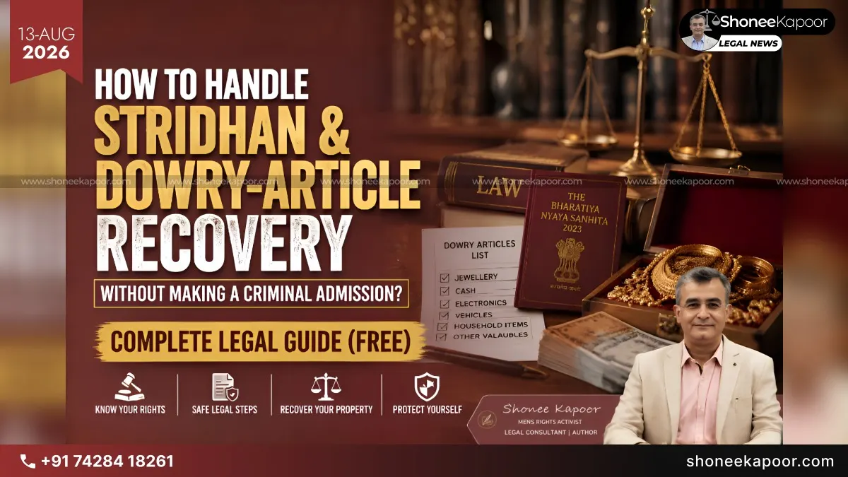 How To Handle Stridhan & Dowry-Article Recovery Without Making A Criminal Admission?