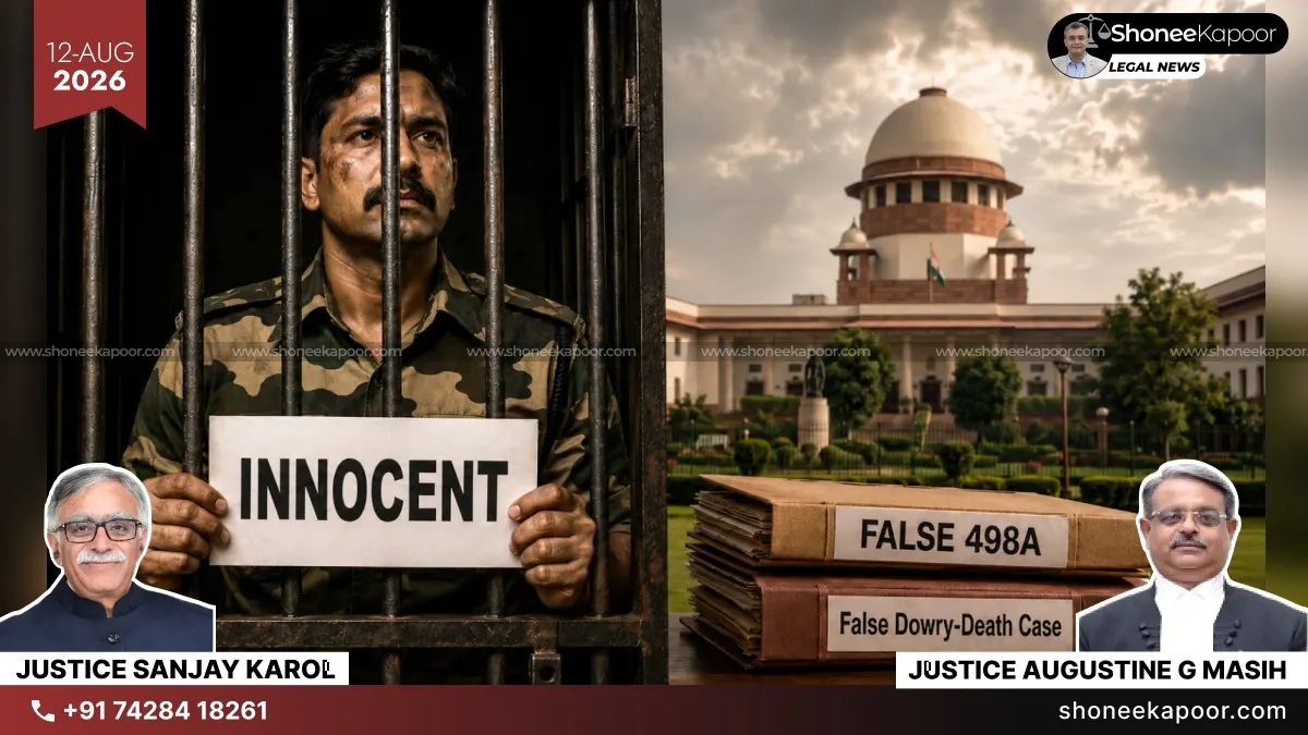 498A & Dowry-Death Case Against BSF Husband Quashed By Supreme Court: “Official Duty Records Prove He Was Away On Duty”