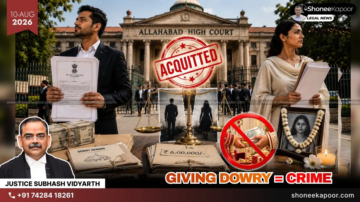 “Giving Dowry Is Also An Offence”: Allahabad High Court Acquits Husband In 498A Case After Prosecution Failed To Prove Dowry Allegations