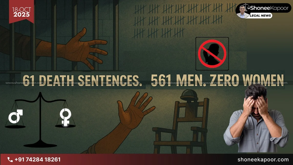 561 Men &amp; Zero Women: Inside India’s Gendered Death Row – How Justice Stopped Being Equal?