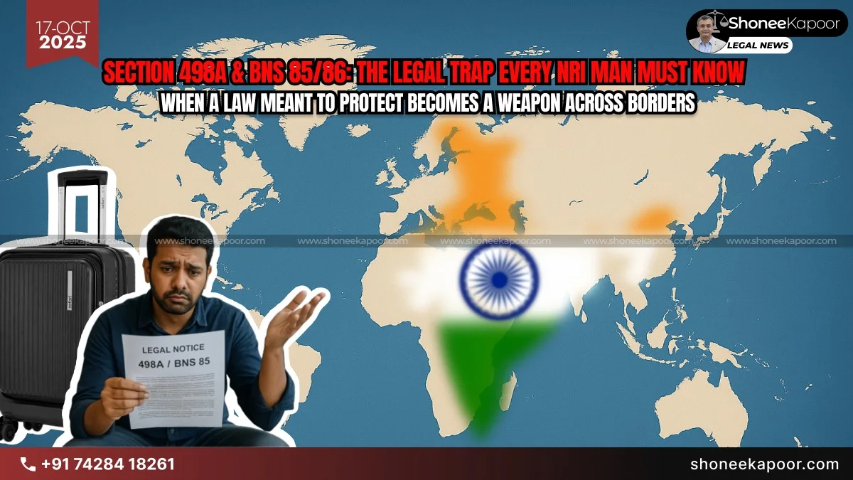 Section 498A &amp; BNS Laws: The Hidden Legal Trap Every NRI Husband Must Know Before It’s Too Late