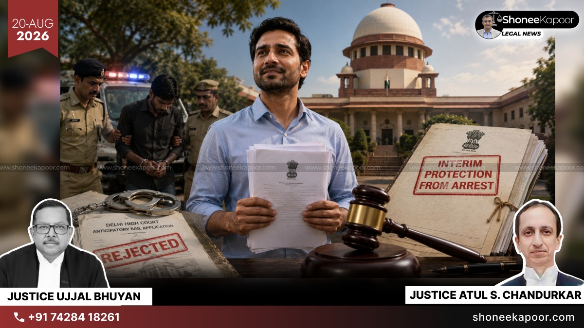 Supreme Court Protects Man From Arrest After Chargesheet Filed Without Custody; Issues Notice In Anticipatory Bail Plea