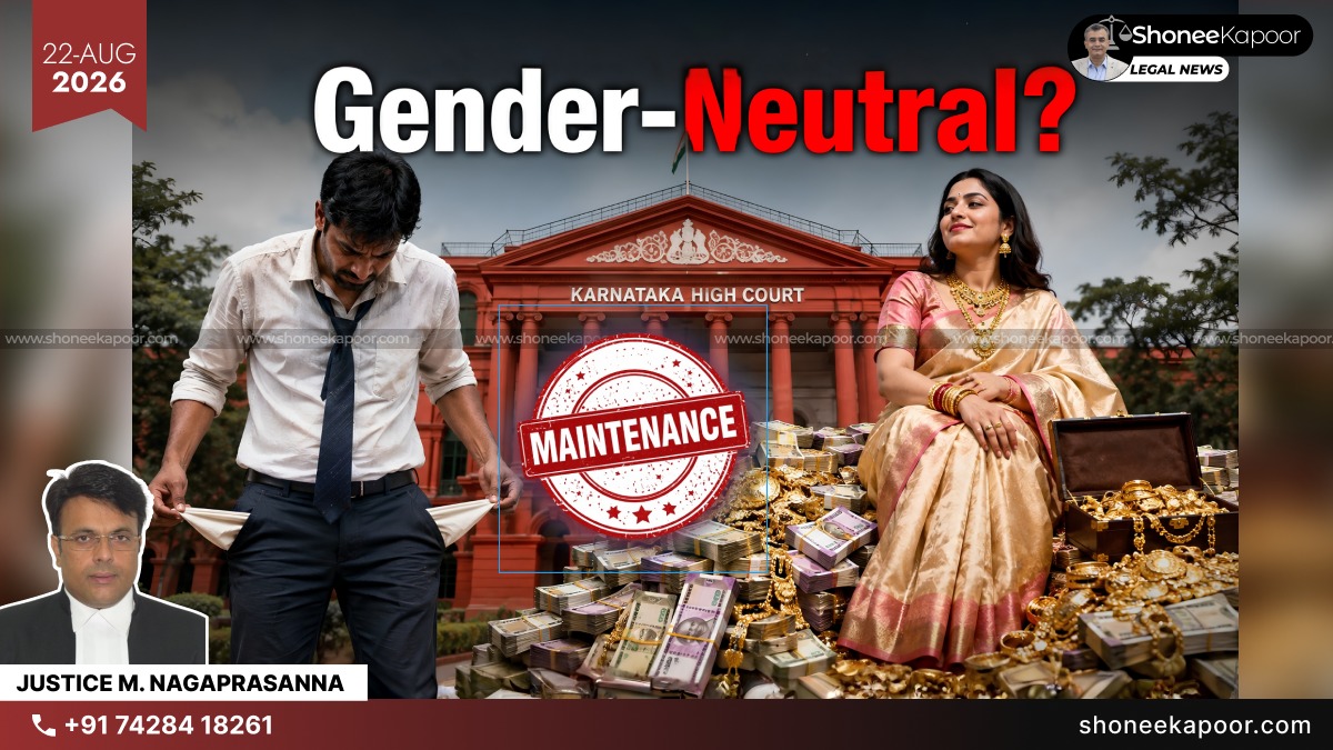 Section 24 HMA Is Gender-Neutral, But Able-Bodied Husband Cannot Claim Maintenance From Wife As It Would Prompt Idleness: Karnataka High Court