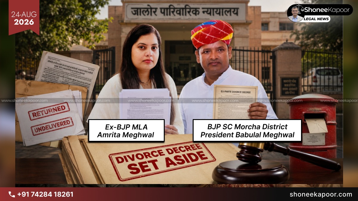 Court Sets Aside Ex-BJP MLA Amrita Meghwal’s 3-Year-Old Divorce Decree; BJP Leader Babulal Meghwal Back In Matrimonial Battle