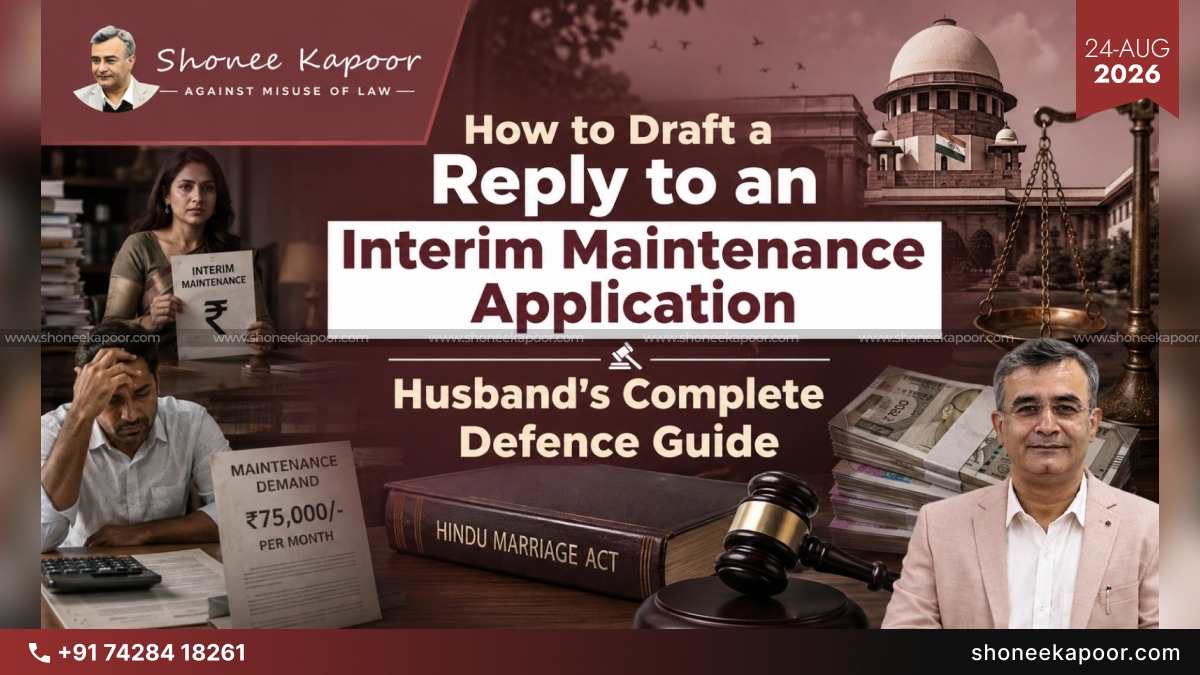 How to Draft a Reply to an Interim Maintenance Application: Husband’s Complete Defence Guide