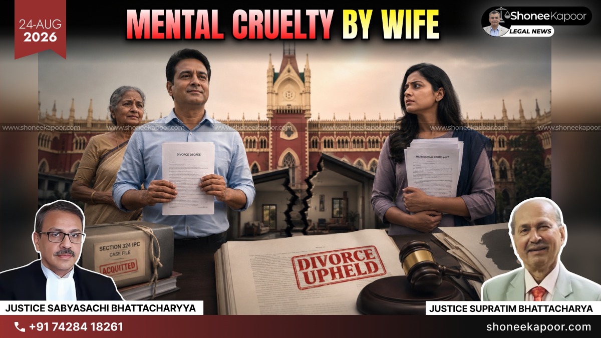 Wife Pressuring Husband To Leave His Widowed Mother Amounts To Mental Cruelty: Calcutta High Court Upholds Divorce Decree In Husband’s Favour
