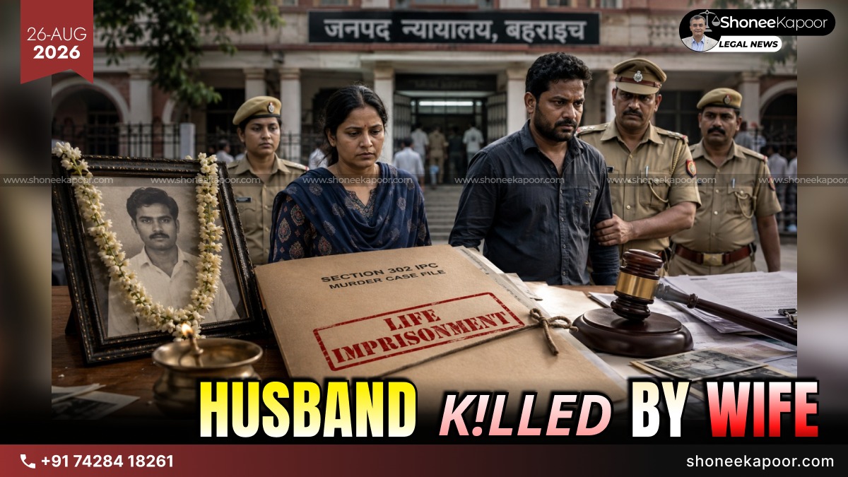 Husband Murdered by Wife and Her Boyfriend Inside His Own Home: Bahraich Court Sentences Both to Life Imprisonment