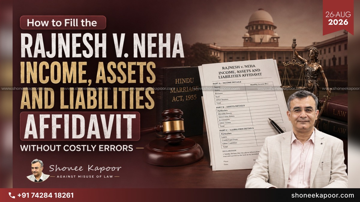 How to Fill the Rajnesh v. Neha Income, Assets and Liabilities Affidavit Without Costly Errors