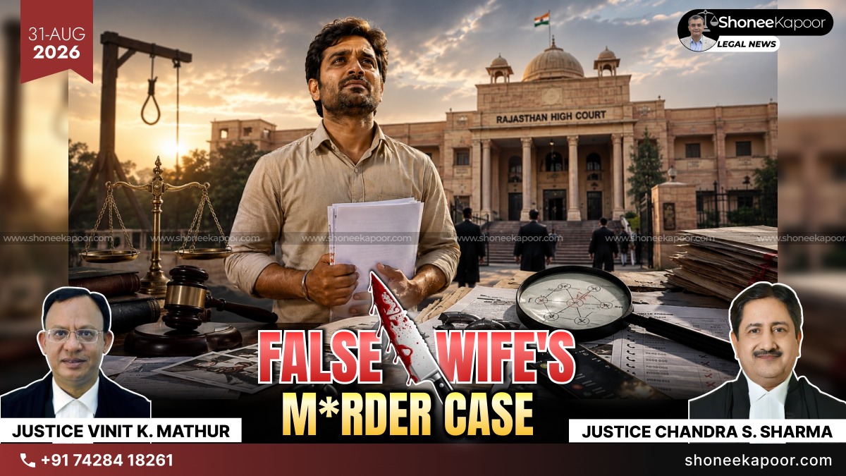 Husband Sentenced To Death On Incomplete Evidence And Suspicion: Rajasthan High Court Acquits Him In Wife’s Murder Case