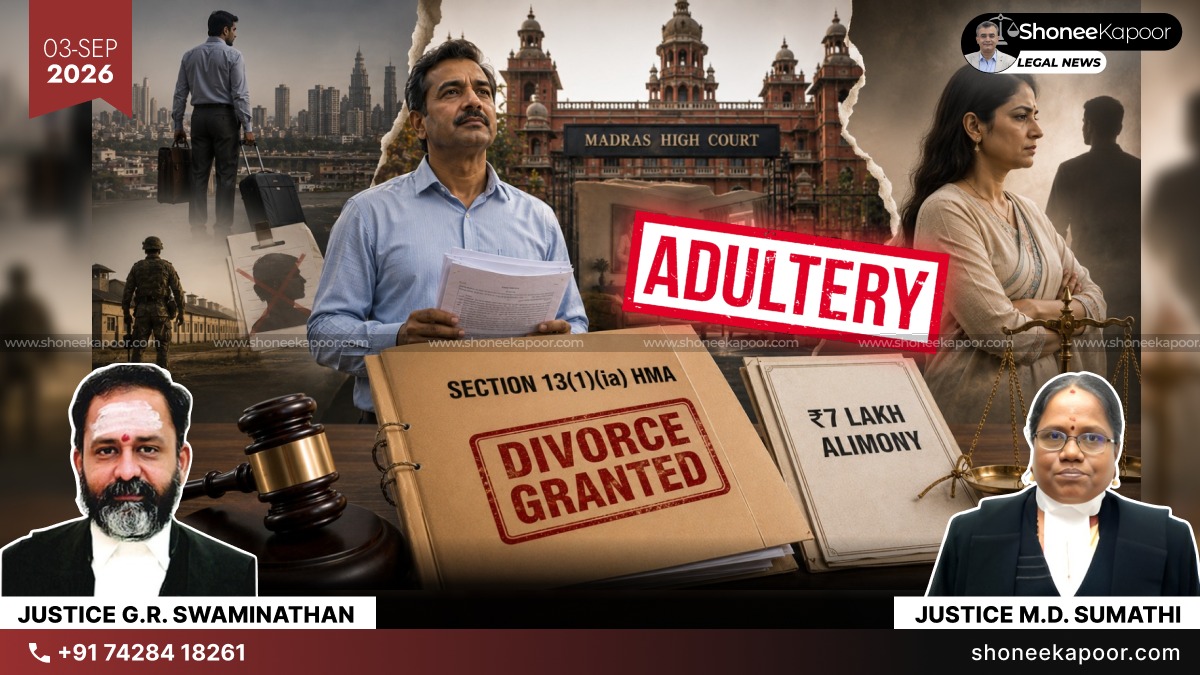 Adulterous Wife Can’t Blame Husband Working Away From Home For Her Affairs: Madras High Court Grants Divorce To The Man