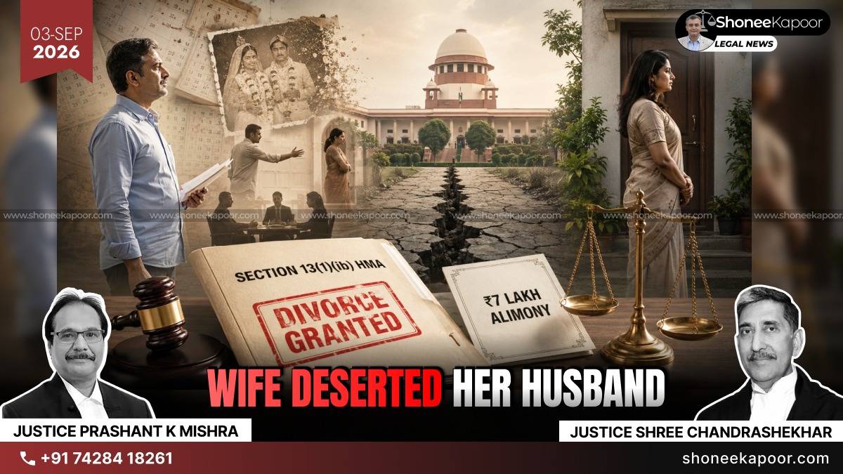 Wife Left Her Husband, Yet He Still Had To Prove Desertion After 20 Years To Get A Divorce: Supreme Court Dissolves Marriage