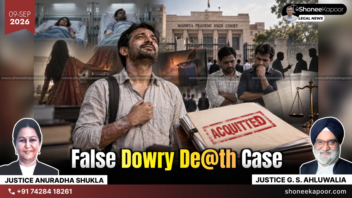 Husband Convicted In False Case Of Wife’s Murder | “Victim's Own Brothers Turned Hostile”: MP High Court Acquits Man