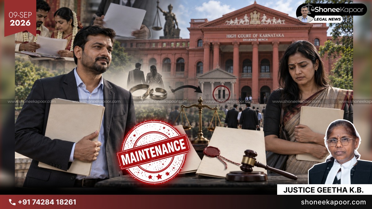 Woman Knew Man Was A Divorcee, Didn’t Verify Pending Appeal, Then Claimed Maintenance As His Wife: Karnataka High Court Rejects Plea
