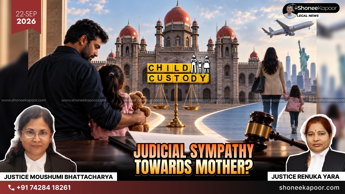 Child Custody: Father Denied Access After Mother Took Child To India, Telangana HC Says Sympathy Towards Mothers Cannot Sideline Fathers