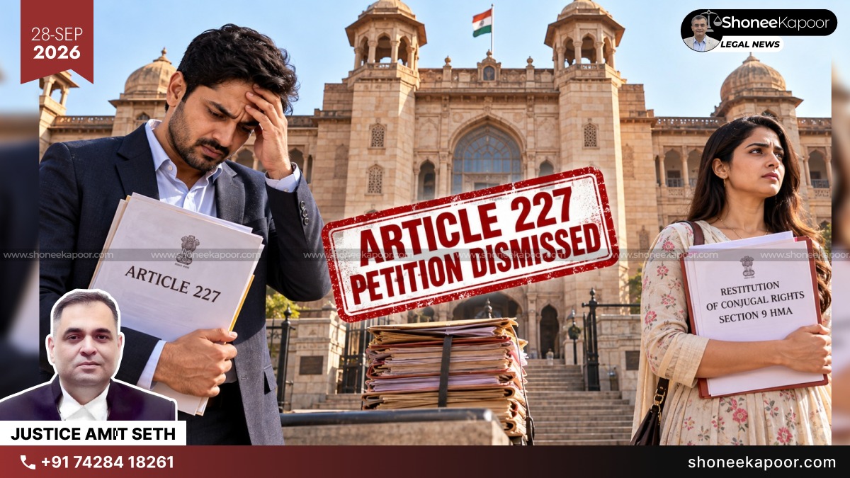 Section 9 Hindu Marriage Act | Spouse Cannot Use Article 227 to Quash Restitution of Conjugal Rights Plea: MP High Court
