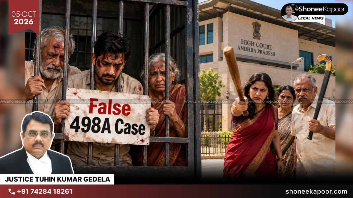 False 498A Case Quashed Against Husband & In-Laws: AP High Court Notes Wife’s Family Was Earlier Convicted For Assaulting Them