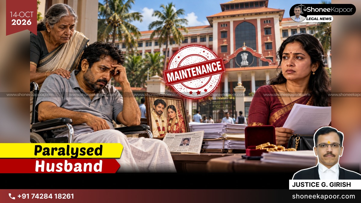 70% Permanently Disabled Husband Ordered To Pay Maintenance | "Physical Disability Immaterial If He Has Means To Maintain Wife": Kerala High Court