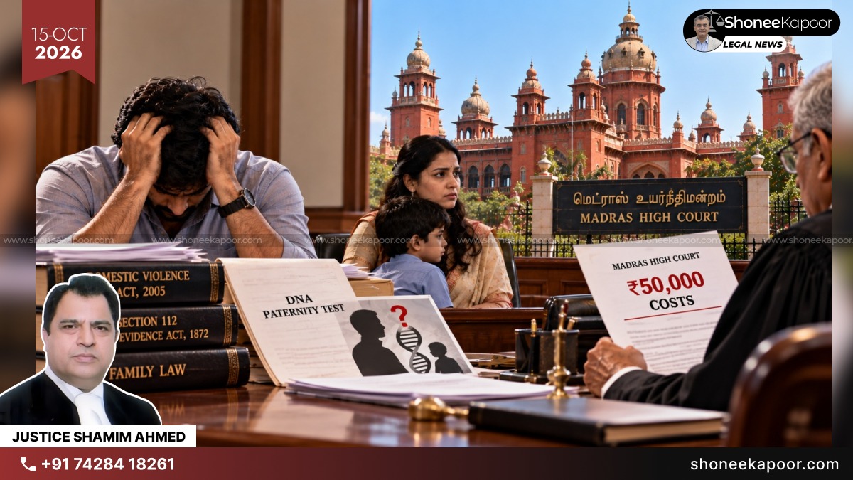 DNA Test Denied | Husband Questions Child's Paternity Over Wife's Alleged Infidelity, Madras HC Rejects His Plea & Imposes ₹50,000 Costs