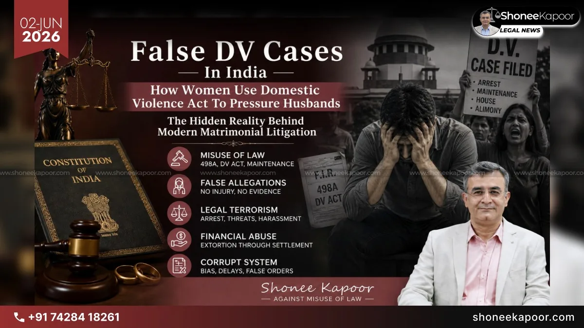 False DV Cases In India: How Women Use Domestic Violence Act To Pressure Husbands