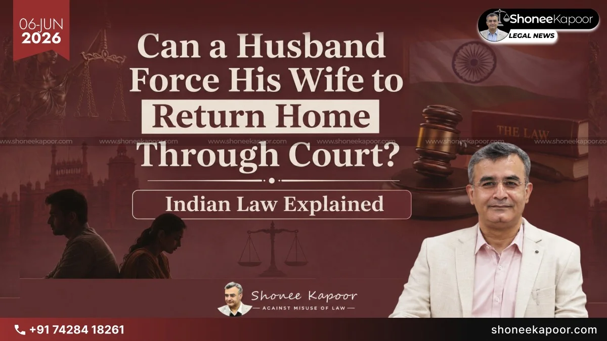 Can a Husband Force His Wife to Return Home Through Court? Indian Law Explained