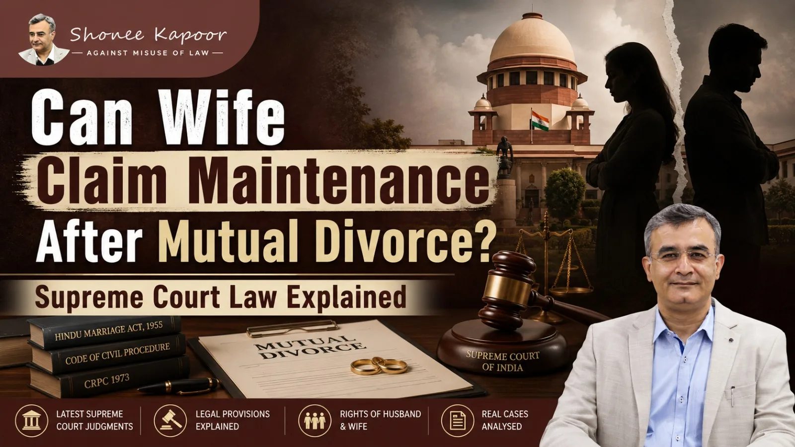 Can Wife Claim Maintenance After Mutual Divorce? Supreme Court Law Explained